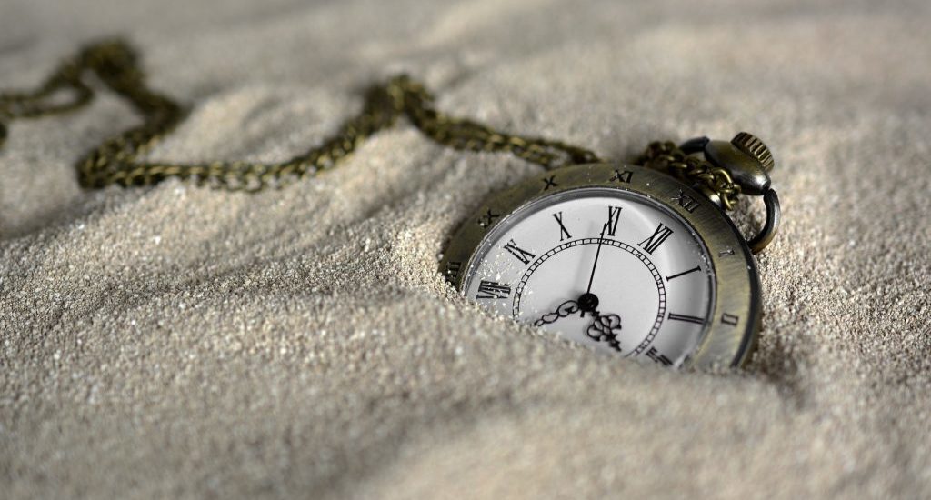 Watch in sand