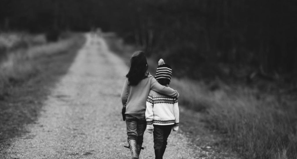 Children walking