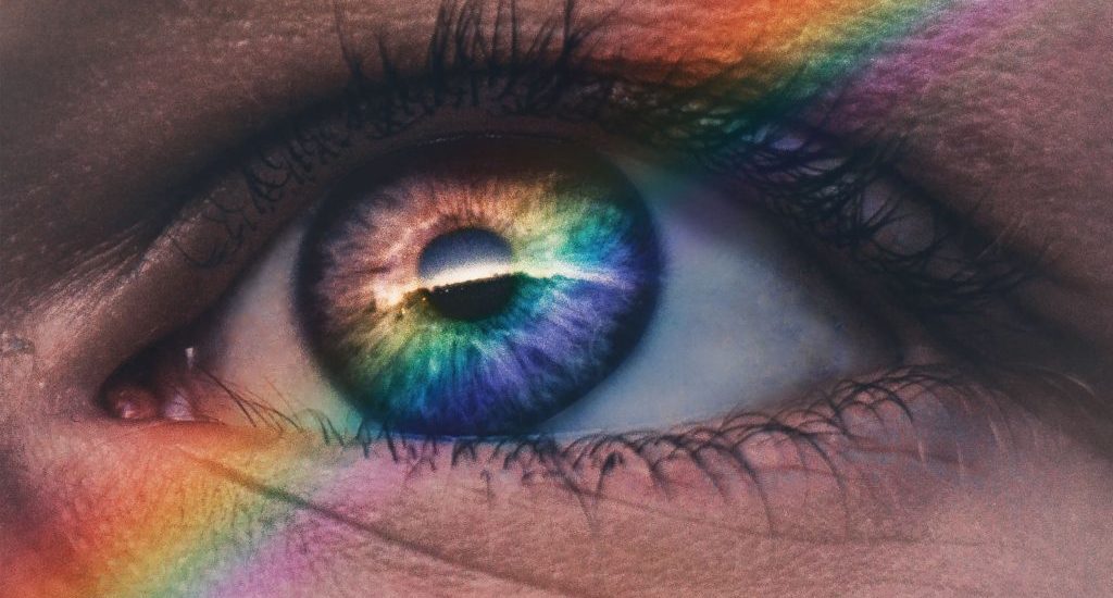 Rainbow eye